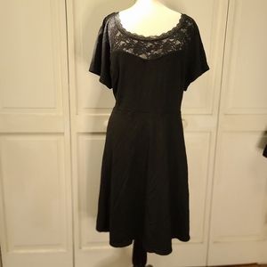 Beautiful little black dress Torrid size 26. Super flattering and comfortable.